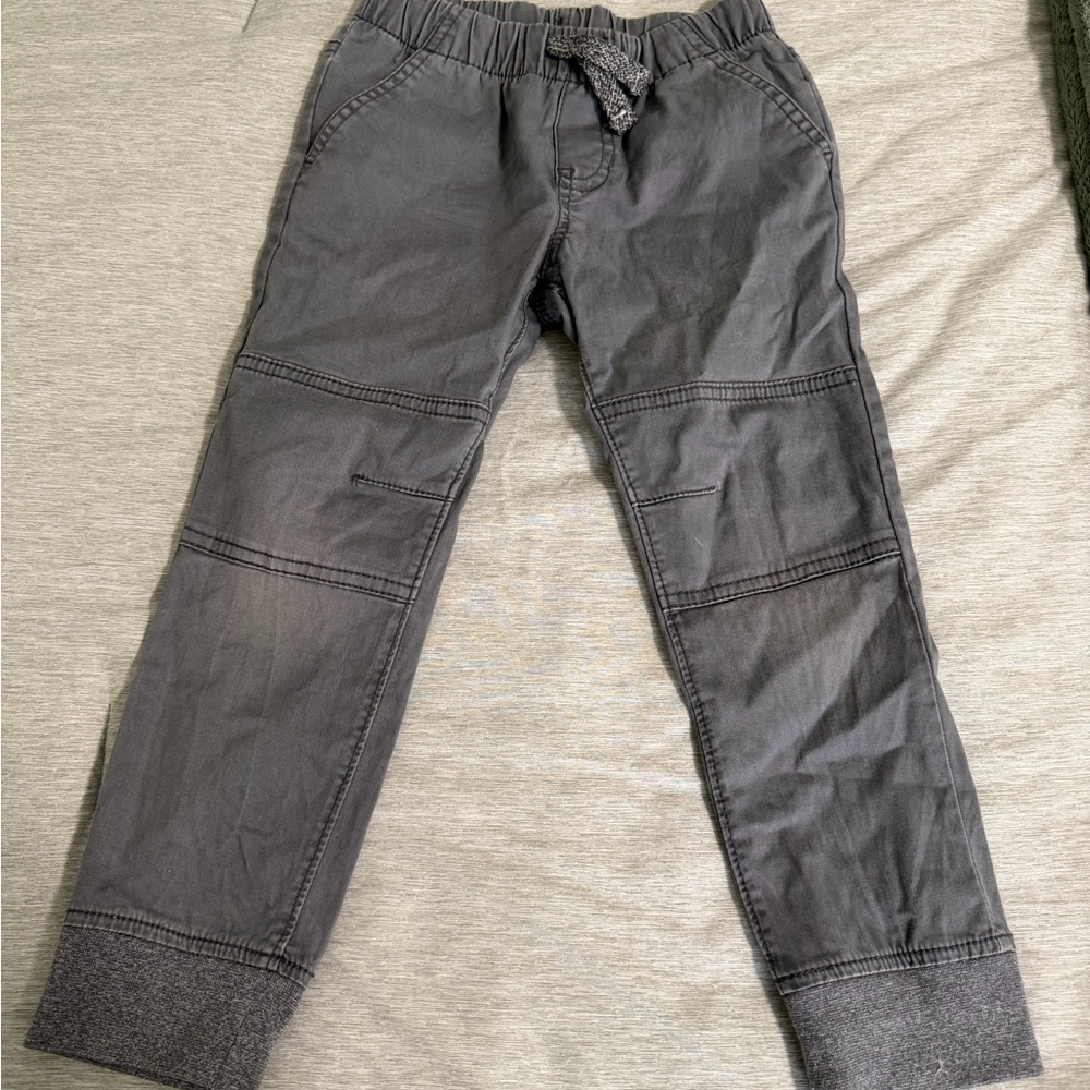 Cat & Jack Kids Joggers - Olive and Gray - Picture 3 of 7